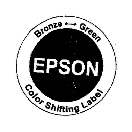EPSON COLOR SHIFTING LABEL BRONZE GREEN