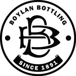 BB BOYLAN BOTTLING SINCE 1891