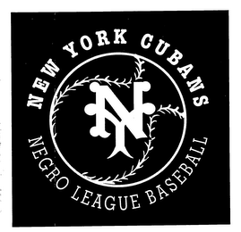 NY NEW YORK CUBANS NEGRO LEAGUE BASEBALL