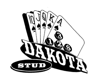 10 J Q K A 3 1 2 $ DAKOTA STUD