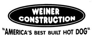 WEINER CONSTRUCTION "AMERICA'S BEST BUILT HOT DOG"