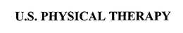 U.S. PHYSICAL THERAPY, INC.