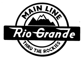 MAIN LINE RIO GRANDE THRU THE ROCKIES