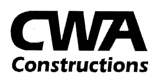 CWA CONSTRUCTIONS