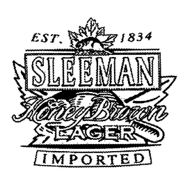 SLEEMAN HONEY BROWN LAGER IMPORTED EST. 1834