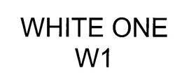 WHITE ONE W1