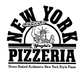 YAGHI'S NEW YORK PIZZERIA STONE BAKED AUTHENTIC NEW YORK STYLE PIZZA