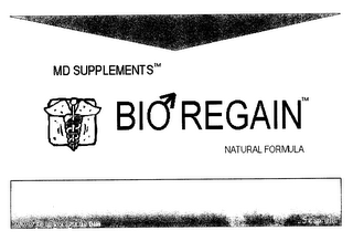 MD SUPPLEMENTS BIO REGAIN NATURAL FORMULA