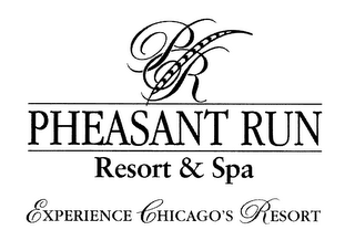 PR PHEASANT RUN RESORT & SPA EXPERIENCE CHICAGO'S RESORT