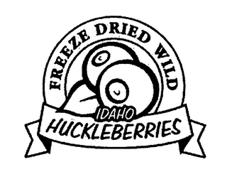 FREEZE DRIED WILD IDAHO HUCKLEBERRIES