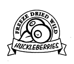 FREEZE DRIED WILD HUCKLEBERRIES