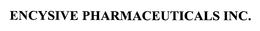 ENCYSIVE PHARMACEUTICALS INC.