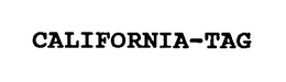 CALIFORNIA-TAG