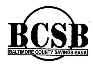 BCSB BALTIMORE COUNTY SAVINGS BANK