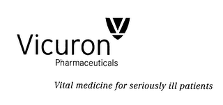 V VICURON PHARMACEUTICALS VITAL MEDICINE FOR SERIOUSLY ILL PATIENTS