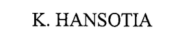 K. HANSOTIA & CO., INC. logo