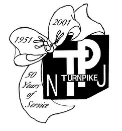 NJTP TURNPIKE 1951 2001 50 YEARS OF SERVICE