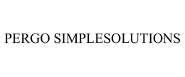 PERGO SIMPLESOLUTIONS