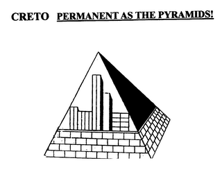 CRETO PERMANENT AS THE PYRAMIDS!