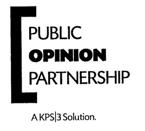 PUBLIC OPINION PARTNERSHIP A KPS|3 SOLUTION.