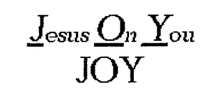 JESUS ON YOU JOY