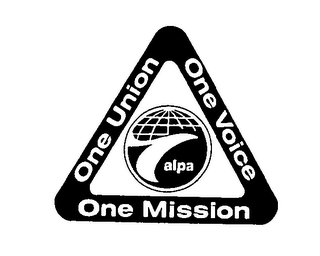 ALPA ONE UNION ONE VOICE ONE MISSION