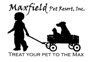 MAXFIELD PET RESORT, INC. TREAT YOUR PET TO THE MAX