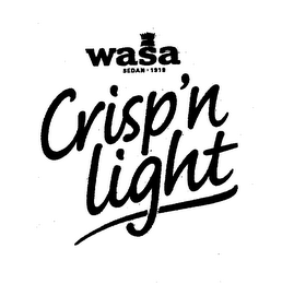 WASA SEDAN 1919 CRISP'N LIGHT