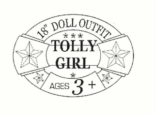 TOLLY GIRL 18" DOLL OUTFIT AGES 3+