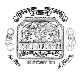 AF ARTURO FUENTE IMPORTED TABACALERA A-FUENTE Y COMPANIA GRAN MARCA REGISTRADA INTERNACIONAL GRAN RESERVA A. FUENTE Y CIA. ESTABLECIDA EN 1912