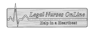 LEGAL NURSES ONLINE HELP IN A HEARTBEAT