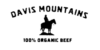 DAVIS MOUNTAINS 100% ORGANIC BEEF