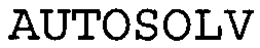 AUTOSOLV