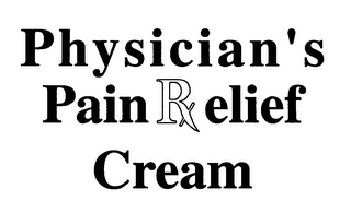 PHYSICIAN'S PAIN RELIEF CREAM