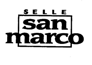 SELLE SAN MARCO