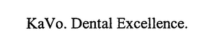 KAVO. DENTAL EXCELLENCE.