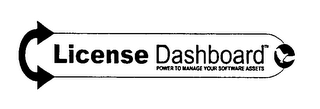 LICENSE DASHBOARD POWER TO MANAGE YOUR SOFTWARE ASSETS