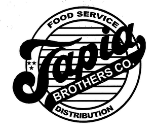 TAPIA BROTHERS CO. FOOD SERVICE DISTRIBUTION