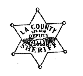 LA COUNTY DEPUTY SHERIFF EST. 1850