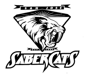 SAN JOSE SABERCATS EST. 1995