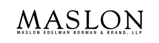 MASLON MASLON EDELMAN BORMAN & BRAND, LLP