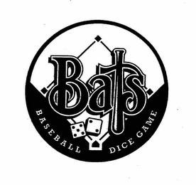 BATS BASEBALL DICE GAME