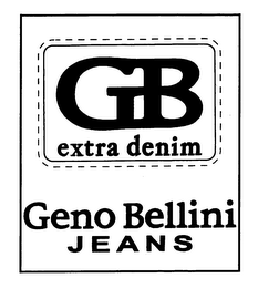GB EXTRA DENIM GENO BELLINI JEANS