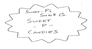 SWEET-P'S SNACK CO. SWEET -P- CANDIES NET WT. 6 OZ.