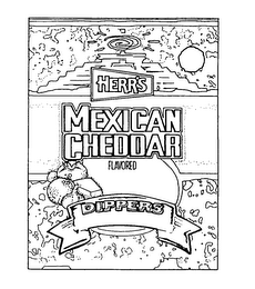 HERR'S MEXICAN CHEDDAR FLAVORED DIPPERS