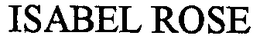 ISABEL ROSE