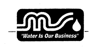 "WATER IS OUR BUSINESS"