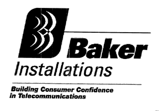 BAKER INSTALLATIONS BUILDING CONSUMER CONFIDENCE IN TELECOMMUNICATIONS