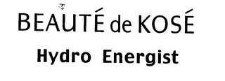 BEAUTÉ DE KOSÉ HYDRO ENERGIST