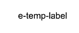 E-TEMP-LABEL